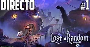 Lost in Random - Directo #1 Español - Impresiones - Primeros Pasos - Aventura a lo Tim Burton - Ps5