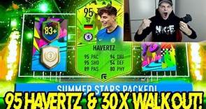 95 Summer Star KAI HAVERTZ in PACK! 40x WALKOUT in best Pack Opening ever! - Fifa 21 Ultimate Team