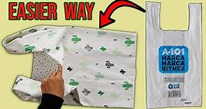 HOW TO MAKE REUSABLE SHOPPİNG BAG / Grocery Bag / Tote Bag / Market Bag / Sustainable / DIY Bag