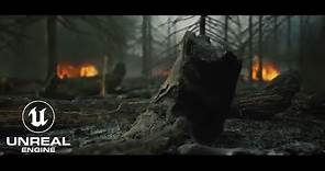 Unreal Engine 5.2 Burnt Forest | 3D Environment Design