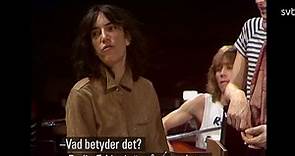 Patti Smith Group - 1976 瑞典演唱会 | Stockholm, Sweden - full concert - pro-shot