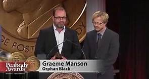 Graeme Manson - Orphan Black - 2013 Peabody Award Acceptance Speech