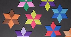 Origami Six Point Star - Easy to follow instructions
