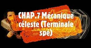 CHAP.7 Mécanique céleste (Terminale spé)