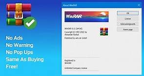 How to activate WinRAR for free under 2 minutes !