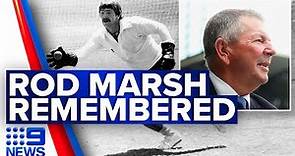Tributes after cricket legend Rod Marsh dies aged 74 | 9 News Australia