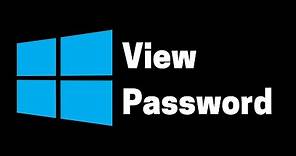 How to View Saved Passwords on Windows 10