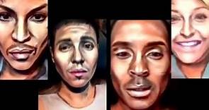 Amazing celebrity makeup transformations