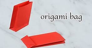 how to make an origami gift bag،paper bag