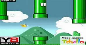 Flappy Bird in Mario World - Y8 game to play online 2014