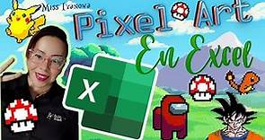 Diviertete haciendo Pixel Art en Excel - Tutorial de Excel para niños