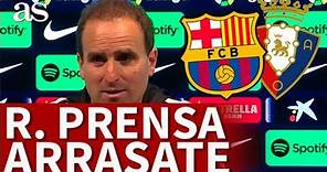 FC BARCELONA - OSASUNA | JAGOBA ARRASATE, rueda de prensa: REAL MADRID y FINAL COPA REY | AS