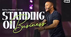 Standing on Business - DeVon Franklin