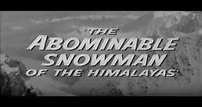 El abominable hombre de las nieves - Tráiler