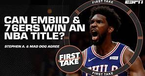 Stephen A. DEFENDS Mad Dog: Let's NOT ACT like the 76ers can't WIN IT 👀 | First Take