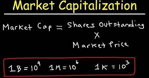 Market Capitalization of Stocks