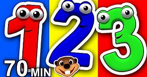 "Numbers 123 Songs" Collection Vol. 1 | 3D Compilation, Teach Toddlers How to Count, Learn 123s