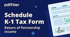 How to Fill Out a Schedule K-1 Tax Form?