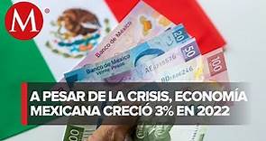 Economía de México creció 3% en 2022 y se recupera de caída por covid, reporta Inegi