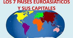 Países euroasiáticos y sus capitales