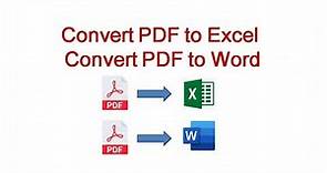 How to Convert PDF to Excel in I Love PDF || Convert PDF File to Word Document || Turjo Tech