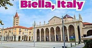 Biella , A City in Italy | Things to do in BIELLA Piemonte Italia | Street Walk in Biella - 4K