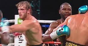 Logan Paul vs Floyd Mayweather Fight HIGHLIGHTS