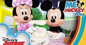 Mickey and Minnie's Surprise Birthday Tea Party 🥳 | Me & Mickey | Vlog 27 | @disneyjunior