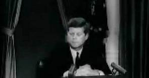 September 30, 1962 - President John F. Kennedy's Address to the nation on radio and television.