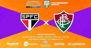 SÃO PAULO X FLUMINENSE - Ao Vivo - TRANSMISSÃO OFICIAL Narração: Vinicius Moura - Futebol Globo CBN