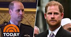 Prince William resumes duties, Prince Harry arrives in UK