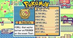 Pokemon Light Platinum Cheats Guide How to Obtain Infinite On ALL Pokeballs