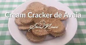 Receita de Cream Cracker de Aveia e Linhaça