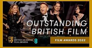 Belfast Wins Outstanding British Film | EE BAFTA Film Awards 2022