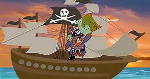 Cuento con valor "El pirata Pata de palo en busca del tesoro perdido"