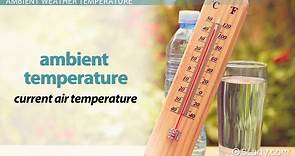 Ambient Temperature | Definition & Importance