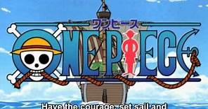 One Piece OP 04 - BON VOYAGE! (FUNimation English Dub, Sung by Brina Palencia, Subtitled)