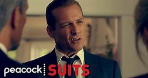 Harvey Loses His Temper at His Dad's Funeral | Suits