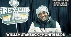 Montreal RB William Stanback on his journey from D2 Virginia Union to the CFL
