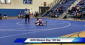 Allegany High School vs Smithsburg High School 01-20-2024 Mason Day 120 lbs