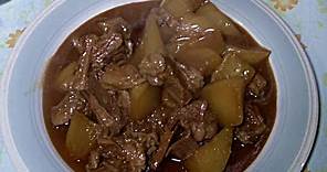 Delicious Chinese Beef Brisket Stew 萝卜焖牛腩 (Slow Cooker Recipe) Cantonese Beef Brisket With Daikon