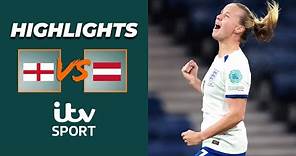 HIGHLIGHTS - Grace Clinton with a debut goal | England v Austria | ITV Sport