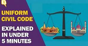 Uniform Civil Code: What is it and What are the Arguments Against it? | The Quint