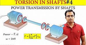Power Transmission by Shafts