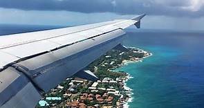 LOVELY ISLAND VIEW | American A319 Landing at Owen Roberts (Grand Cayman) - Full HD