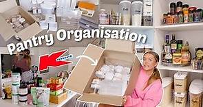 Pantry Organisation | Affordable Kmart Storage | BEFORE + AFTER 🤩
