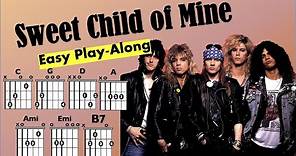Sweet Child of Mine (Guns n Roses) Chord and Lyrics Play-Along