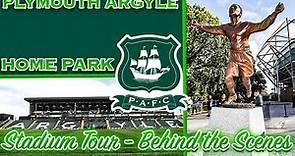 PLYMOUTH ARGYLE: STADIUM TOUR - Behind The Scenes at Home Park