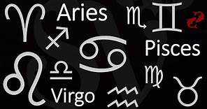 Pronounce 13 Zodiac Signs | Pisces, Aries, Ophiucus... Learn English Pronunciation