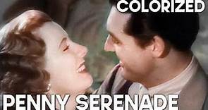 Penny Serenade | COLORIZED | Cary Grant | Old Drama Film | Romance